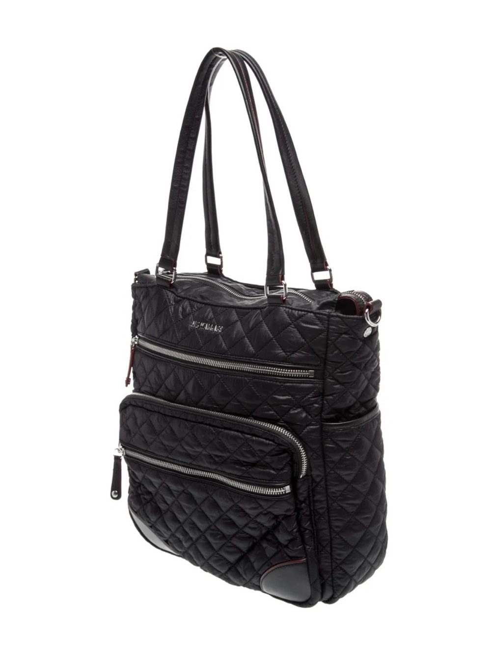 MZ Wallace Crosby Black Shoulder Tote Bag - (cross body strap included) - NEW!
